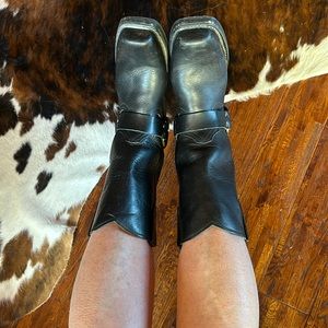 Durango harness boots sz 8 med. black newish